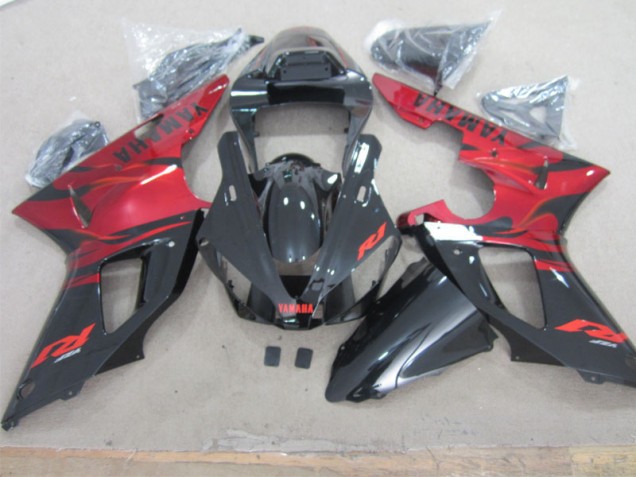 2000-2001 Black Red Yamaha YZF R1 Motor Fairings UK Stores