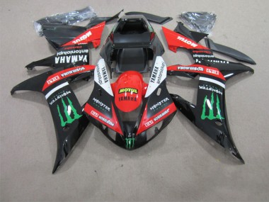 2002-2003 Black Red Motul Yamaha YZF R1 Bike Fairings UK Stores