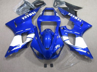 2002-2003 Blue White Yamaha YZF R1 Bike Fairing UK Stores