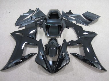 2002-2003 Black Yamaha YZF R1 Replacement Motorcycle Fairings UK Stores