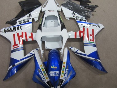 2002-2003 Blue White Motul Fiat Yamaha YZF R1 Motorcycle Bodywork UK Stores