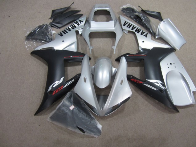 2004-2006 Silver Black Yamaha YZF R1 Motorcycle Fairings UK Stores