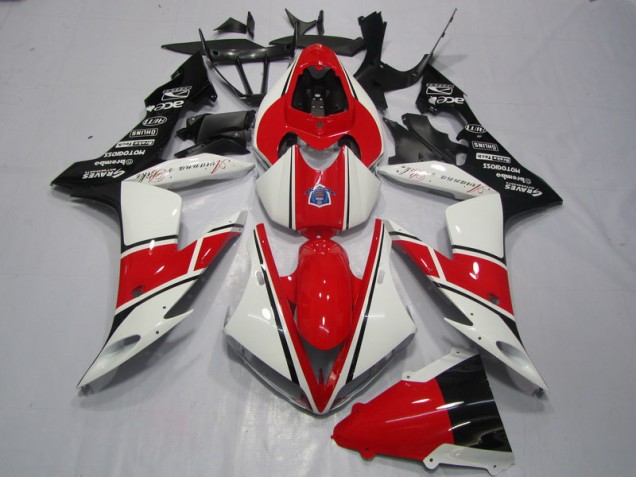 2004-2006 Red White Black Yamaha YZF R1 Motorbike Fairings UK Stores