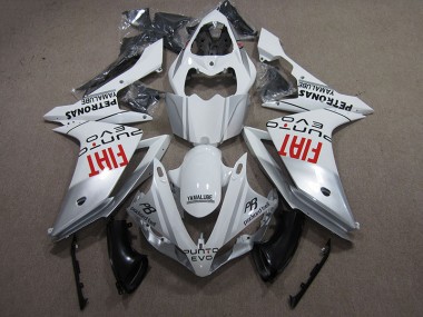 2007-2008 White Fiat Yamaha YZF R1 Bike Fairings UK Stores