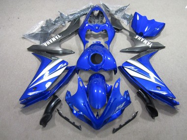 2007-2008 Blue White Yamaha YZF R1 Motorcycle Fairings UK Stores