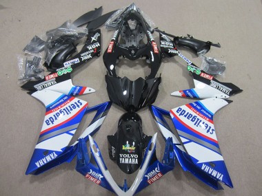 2007-2008 Black White Sterilgarda Yamaha YZF R1 Motorcylce Fairings UK Stores