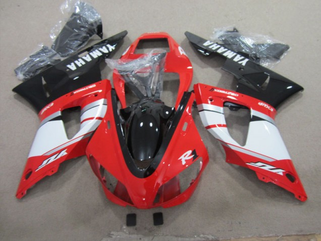 2009-2011 Red Black White Yamaha YZF R1 Replacement Motorcycle Fairings UK Stores