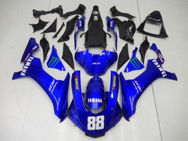 2015-2019 Blue Monster 88 Yamaha YZF R1 Motorcycle Fairings UK Stores