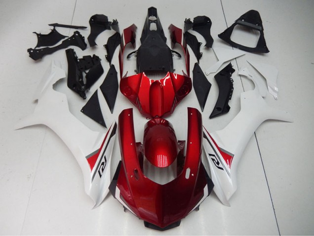 2015-2019 Red White Yamaha YZF R1 Bike Fairings UK Stores