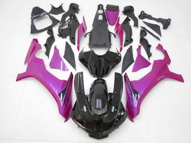 2015-2019 Black Purple Red Yamaha YZF R1 Motorcycle Fairings Kits UK Stores