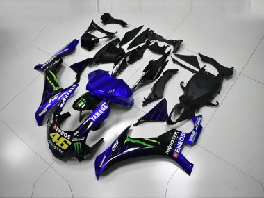 2015-2019 Blue Blue White ENEOS 46 Monster Yamaha YZF R1 Motorcycle Fairing UK Stores