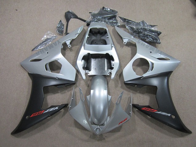 2003-2005 Silver Black Yamaha YZF R6 Bike Fairing UK Stores