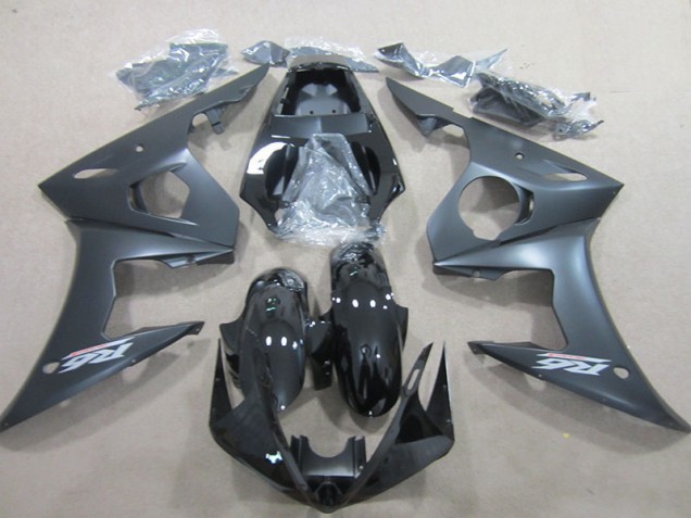 2003-2005 Black Yamaha YZF R6 Bike Fairing Kit UK Stores