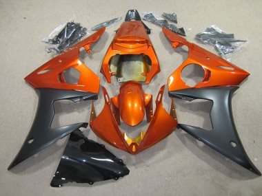 2003-2005 Orange Black Yamaha YZF R6 Motorbike Fairing Kits UK Stores