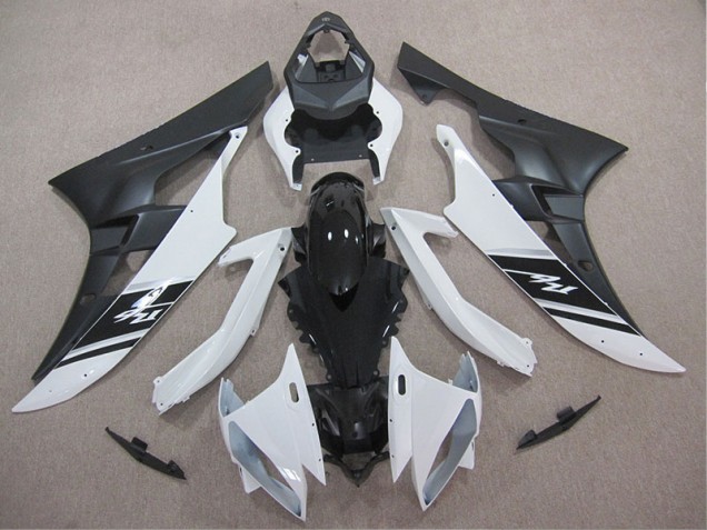 2006-2007 White Black Yamaha YZF R6 Motor Bike Fairings UK Stores